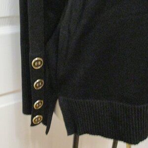 NEW Melissa Paige Classic Pullover Sweater Cuff Button Accents Size 1X NWT